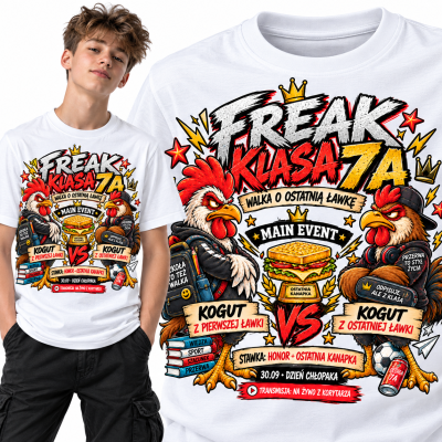 KOSZULKA DZIEŃ CHŁOPAKA FREAK KLASA